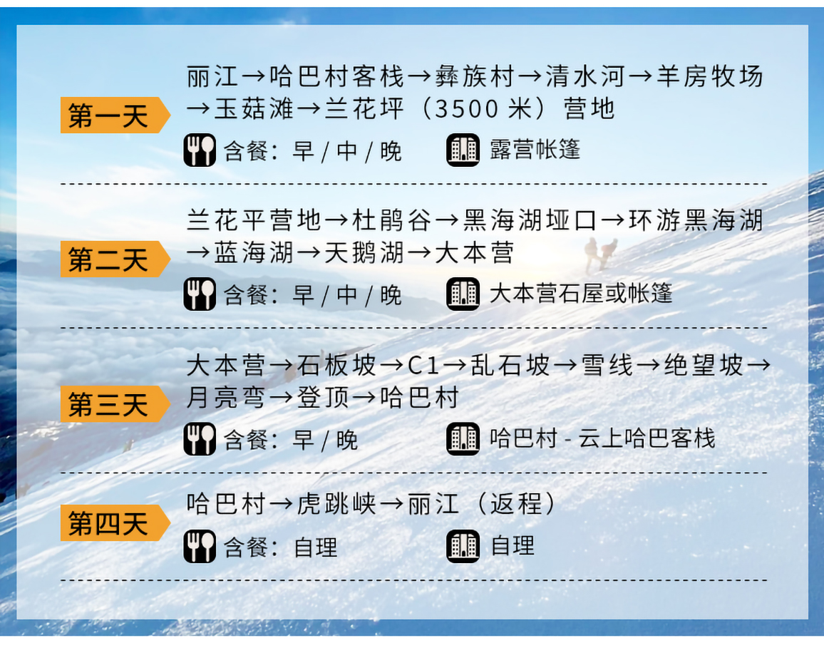 哈巴雪山4日游_05